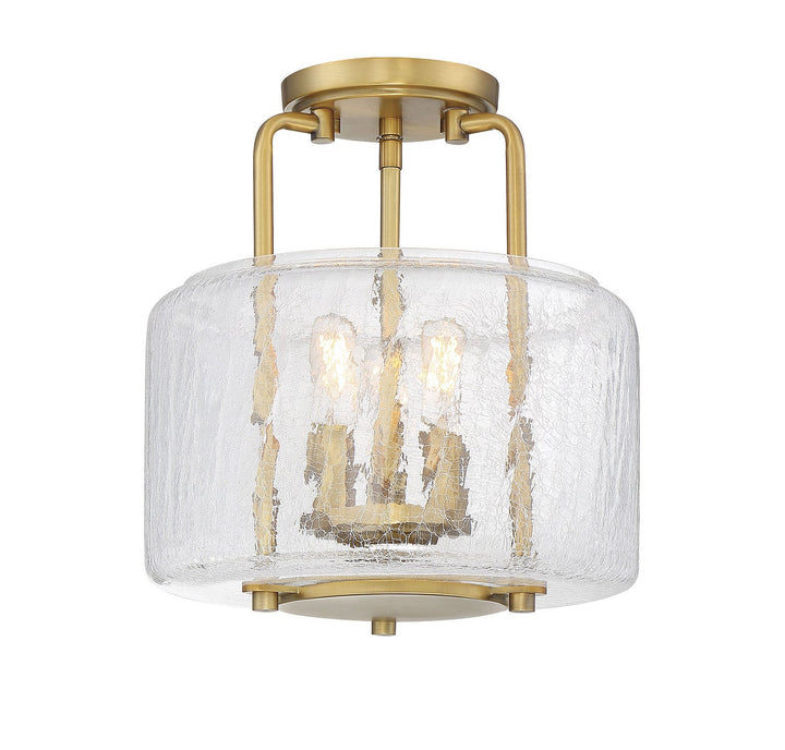 Savoy House Avalon Three Light Semi-Flush Mount