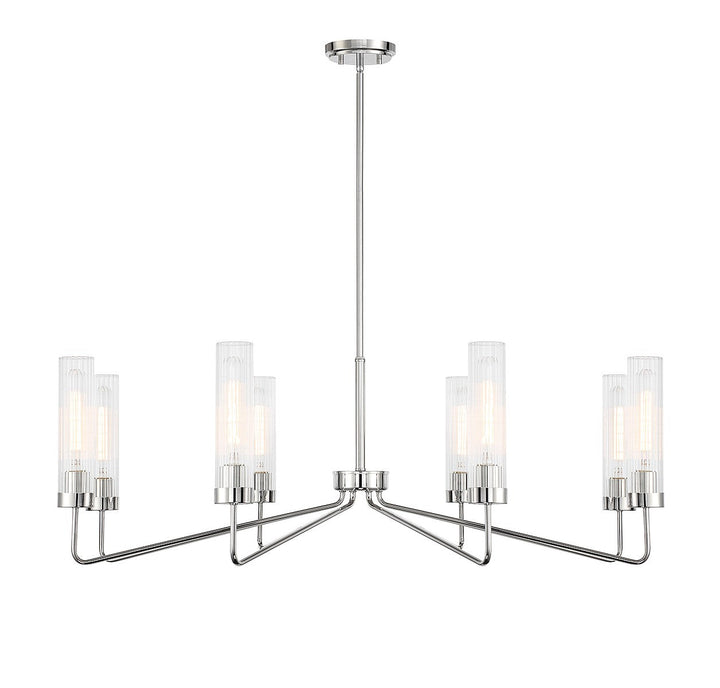 Savoy House Baker Eight Light Chandelier