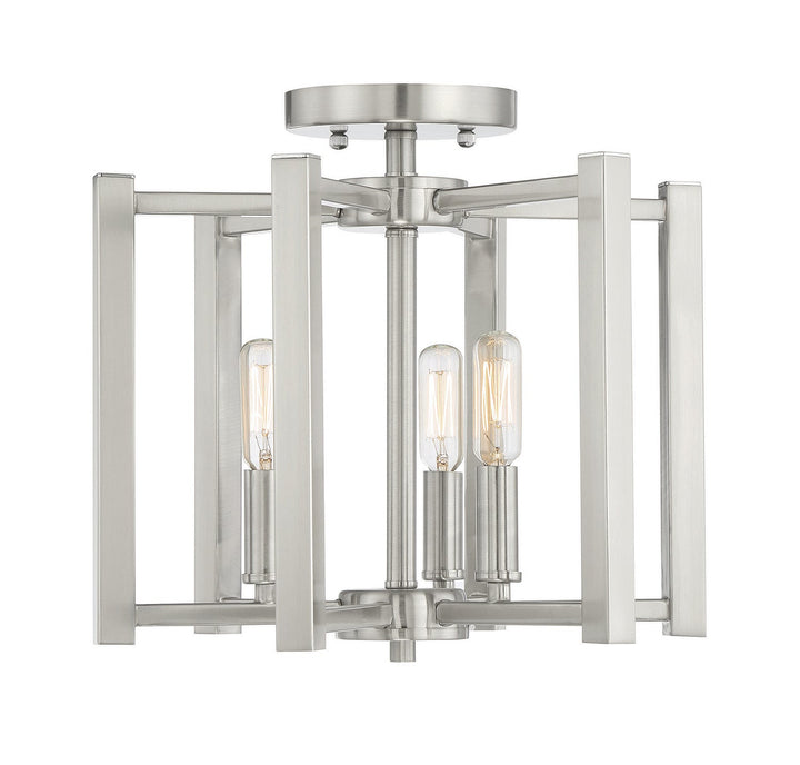 Savoy House Benson Three Light Semi-Flush Mount