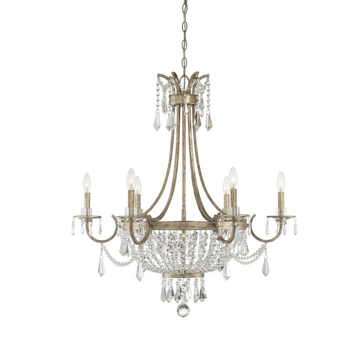 Savoy House Claiborne Six Light Chandelier