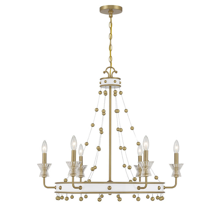 Savoy House Iris Six Light Chandelier