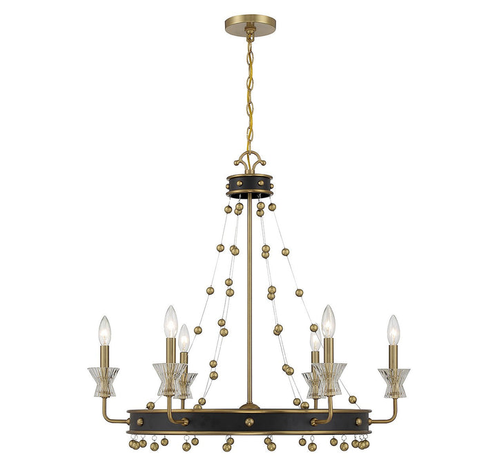 Savoy House Iris Six Light Chandelier