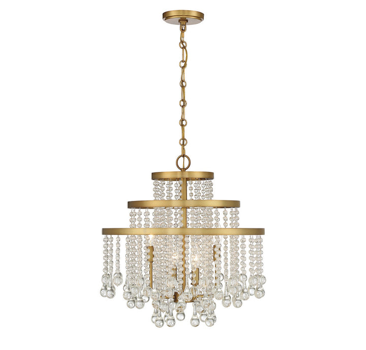 Savoy House Luna Four Light Chandelier