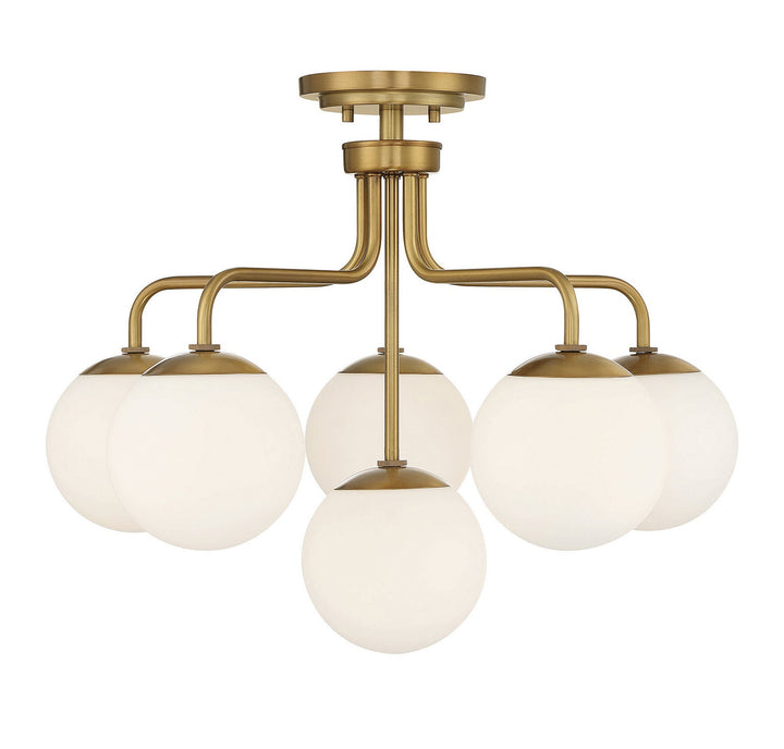 Savoy House Marco Six Light Semi-Flush Mount