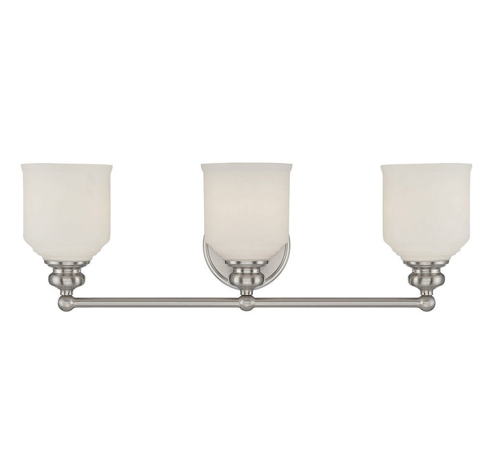 Savoy House Melrose Three Light Bath Bar