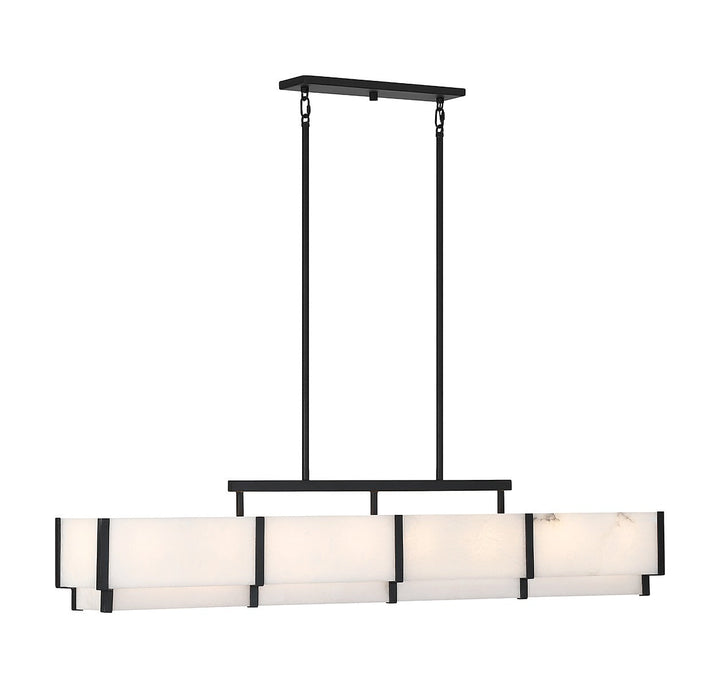 Savoy House Orleans Eight Light Linear Chandelier