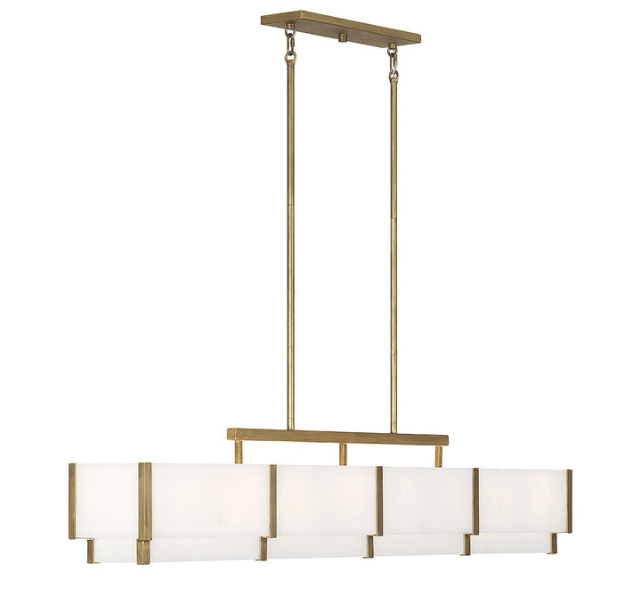 Savoy House Orleans Eight Light Linear Chandelier