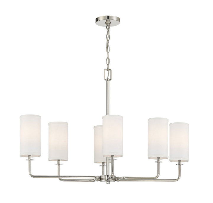 Savoy House Powell Six Light Linear Chandelier