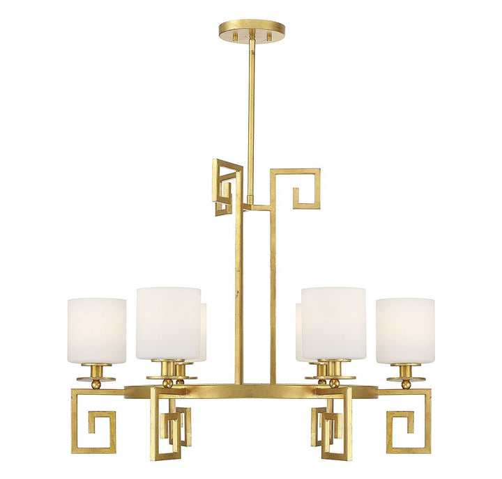 Savoy House Quatrain Six Light Chandelier