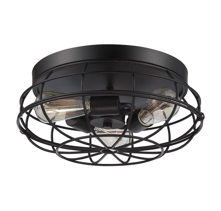 Savoy House Scout Three Light Flush Mount