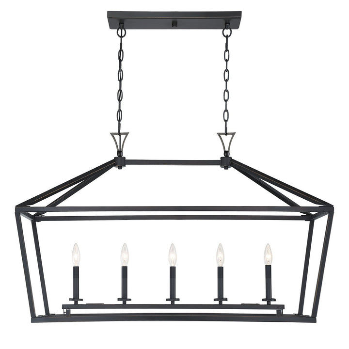 Savoy House Townsend Five Light Linear Chandelier