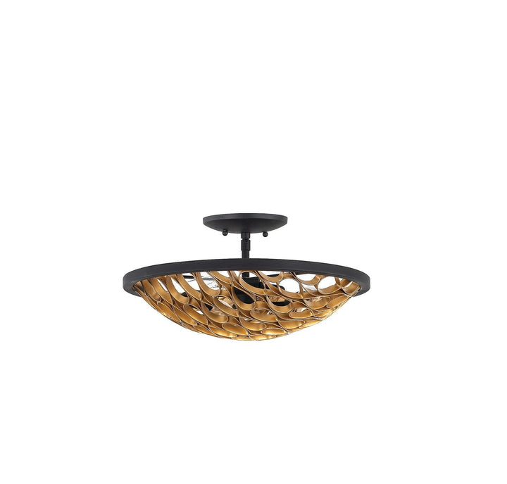 Savoy House Ventura Three Light Semi-Flush Mount