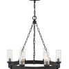 Sawyer LED Hanging Lantern in Black