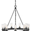 Sawyer LED Hanging Lantern in Black