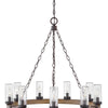 Sawyer LED Outdoor Chandelier in Sequoia