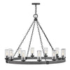 Sawyer LED Outdoor Lantern in Aged Zinc