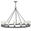 Sawyer LED Outdoor Lantern in Aged Zinc