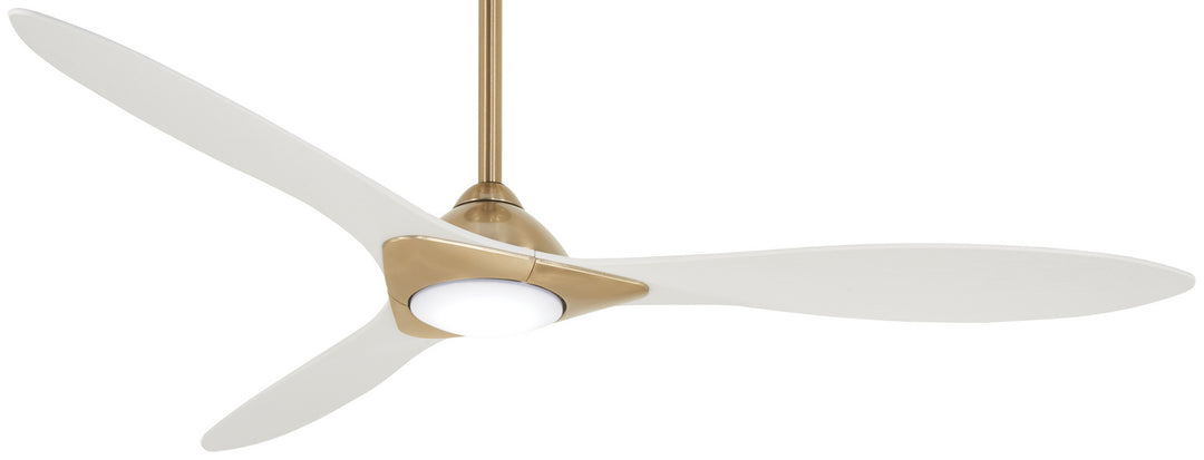 Minka Aire Sleek 60" Smart DC Ceiling Fan with 16W Dimmable LED light and Handheld Remote Control