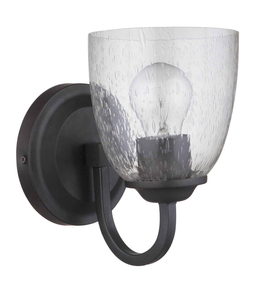 Serene One Light Wall Sconce in Espresso