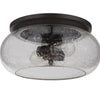 Serene Two Light Flushmount in Espresso