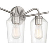 Shayna Four Light Vanity in Brushed Polished Nickel