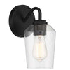 Shayna One Light Wall Sconce in Flat Black