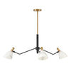 Sinclair LED Chandelier in Heritage Brass