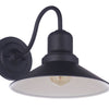 Singleton One Light Outdoor Wall Lantern in Midnight