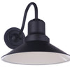 Singleton One Light Outdoor Wall Lantern in Midnight