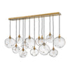 Skye LED Chandelier in Heritage Brass