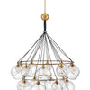Skye LED Chandelier in Heritage Brass