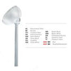 Slope Ceiling Kit in Brushed Aluminum