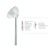 Slope Ceiling Kit in Matte White
