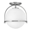 Somerset LED Foyer Pendant in Brushed Nickel