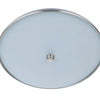 Soul LED Flushmount in Flat Black/Brushed Polished Nickel