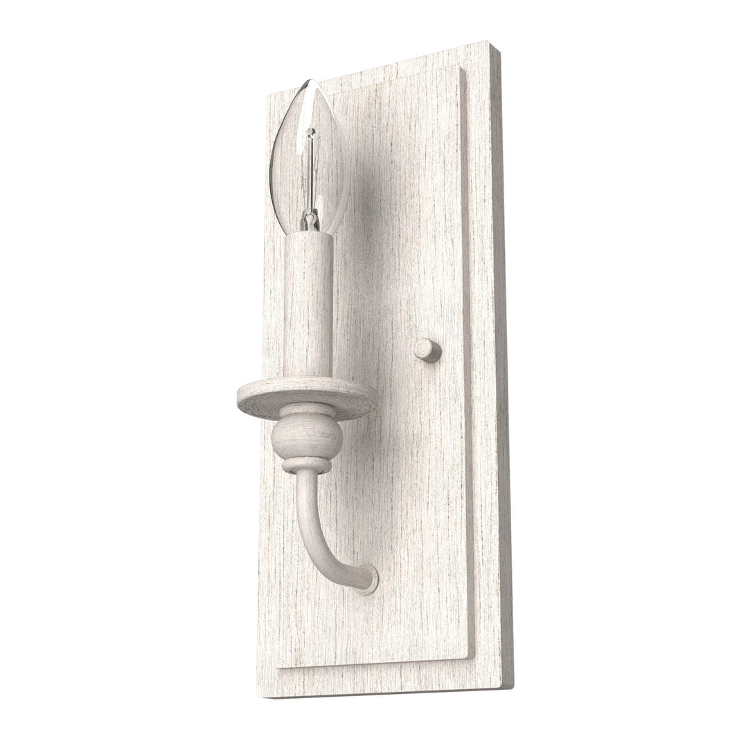 Southcrest One Light Wall Sconce in Distressed White