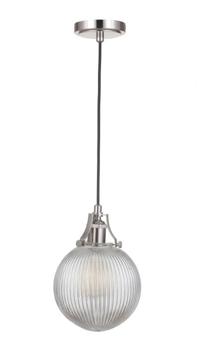 State House One Light Mini Pendant in Polished Nickel