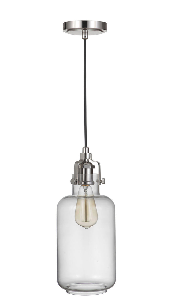 State House One Light Mini Pendant in Polished Nickel