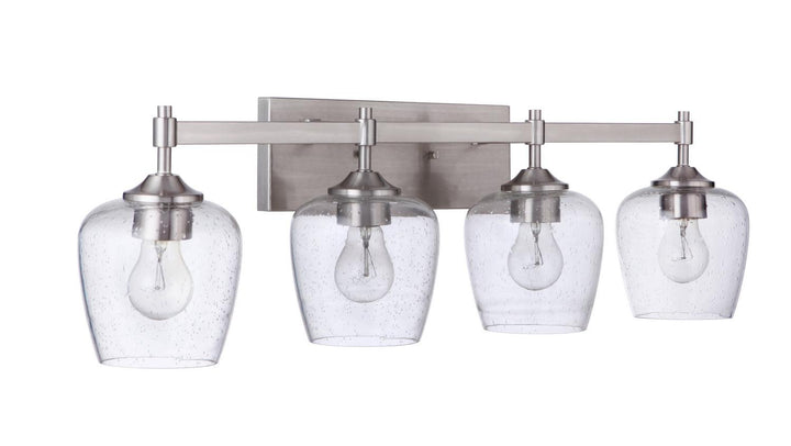 Stellen Four Light Vanity in Brushed Polished Nickel