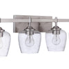 Stellen Four Light Vanity in Brushed Polished Nickel