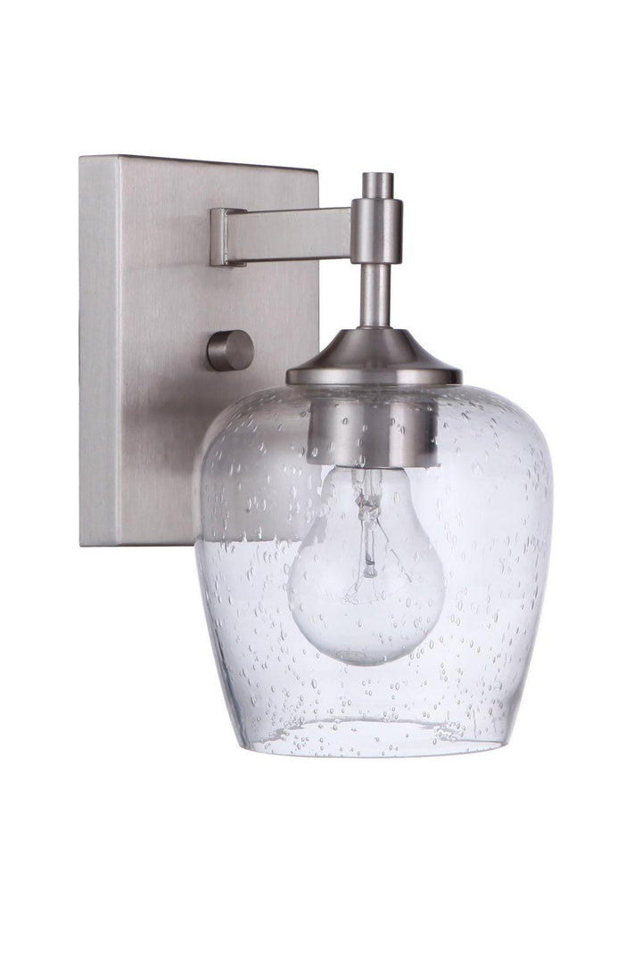 Stellen One Light Wall Sconce in Brushed Polished Nickel