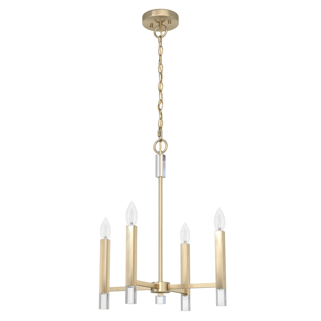 Sunjai Four Light Pendant in Alturas Gold