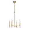 Sunjai Four Light Pendant in Alturas Gold