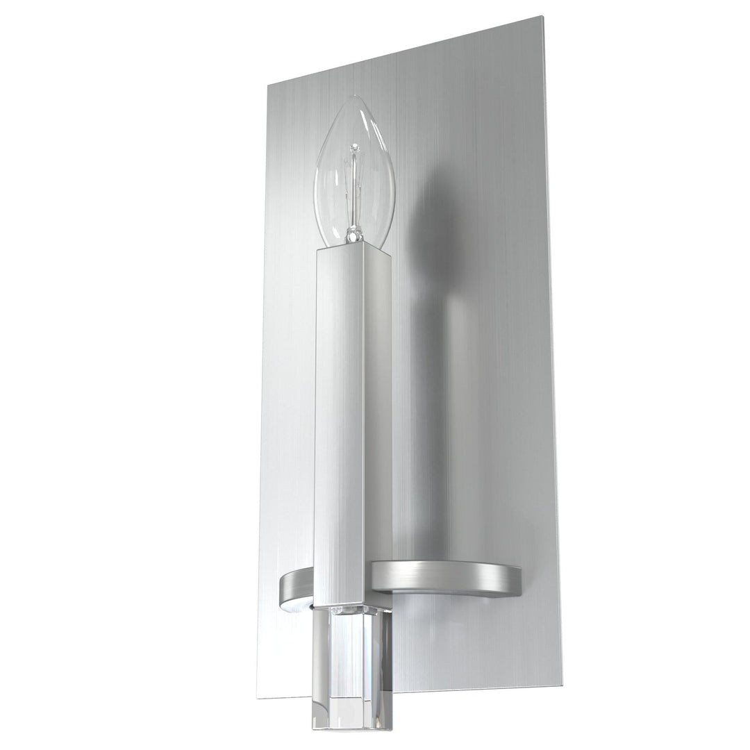 Sunjai One Light Wall Sconce in Brushed Nickel