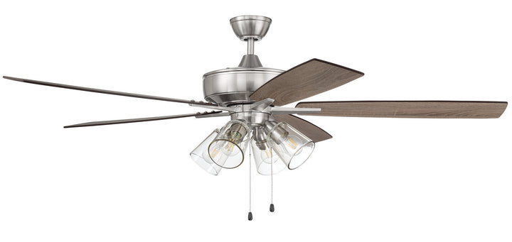 Super Pro 104 60" Ceiling Fan in Brushed Polished Nickel