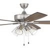 Super Pro 104 60" Ceiling Fan in Brushed Polished Nickel