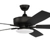 Super Pro 112 60" Ceiling Fan in Flat Black