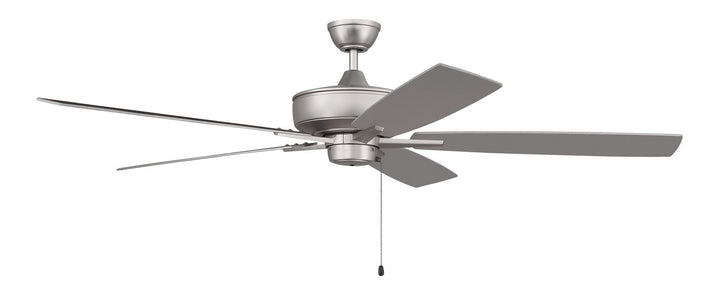 Super Pro 60" Ceiling Fan in Brushed Satin Nickel