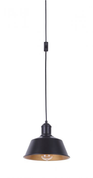 Swag Pendants One Light Pendant in Flat Black