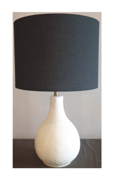 Table Lamp One Light Table Lamp in White